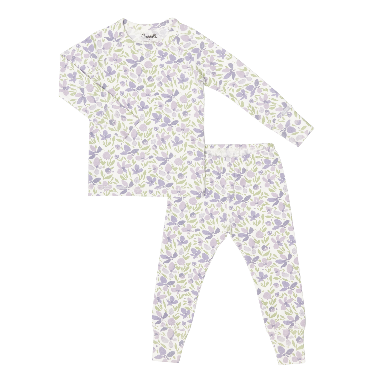 Coccoli - Violets on Cream Pajamas